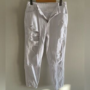 White Ripped Jeans